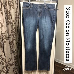 Discounted! Ann Taylor Size 8 Blue Jeans Slim Fit